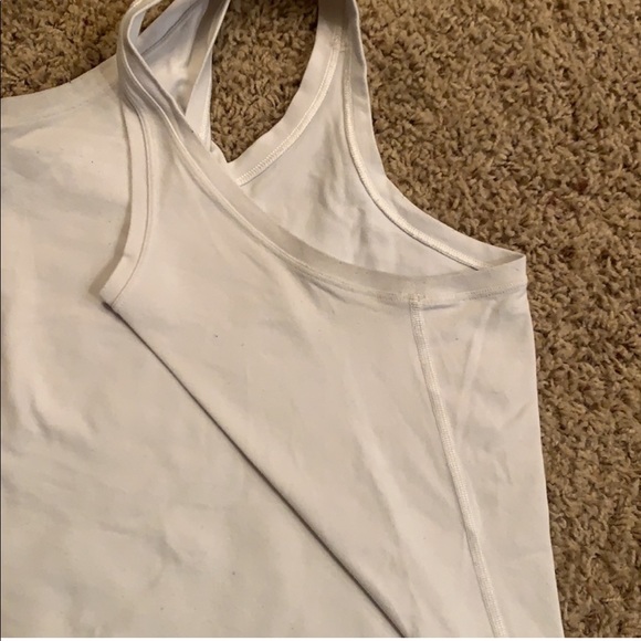 Lululemon white tank size 10 - Picture 2 of 3